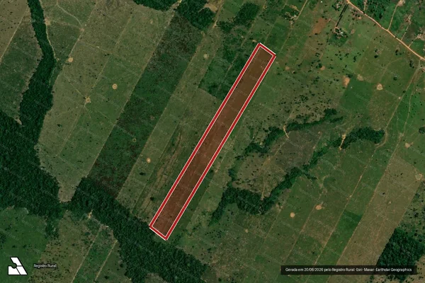 Imagem de satélite de Desmatamento em Porto Velho - RO