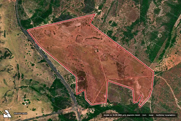 Imagem de satélite — Embargo IBAMA — Infração da Flora — Nova Olinda/TO
