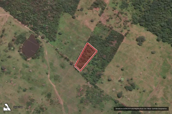 Imagem de satélite de Infração da Flora em Santana do Ipanema - AL
