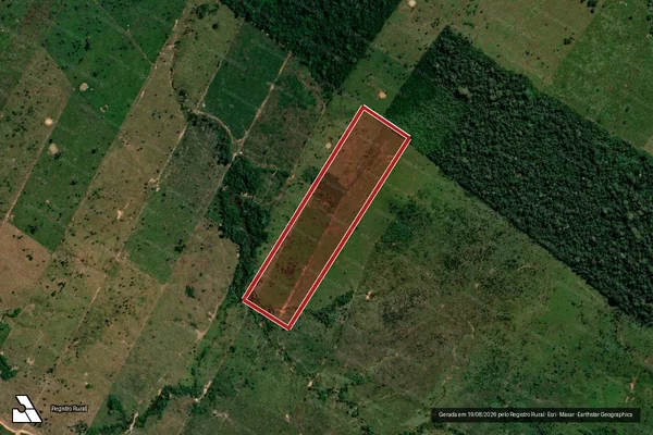 Imagem de satélite de Infração Ambiental em Porto Velho - RO