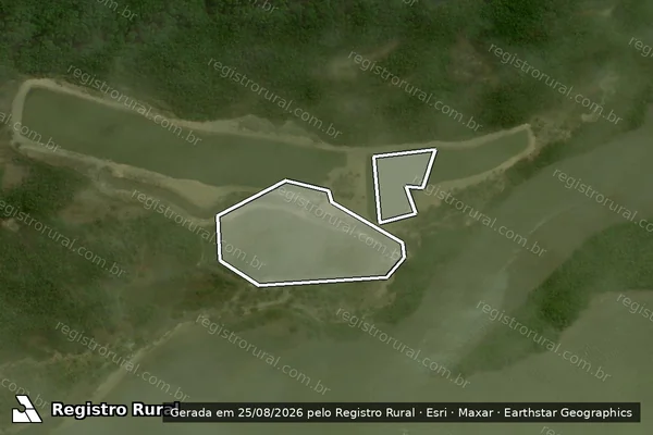 Imagem de satélite de Infração Ambiental em Pacatuba - SE