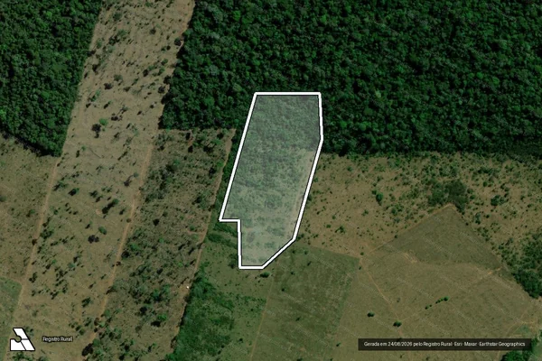 Imagem de satélite de Infração da Flora em Machadinho D'Oeste - RO