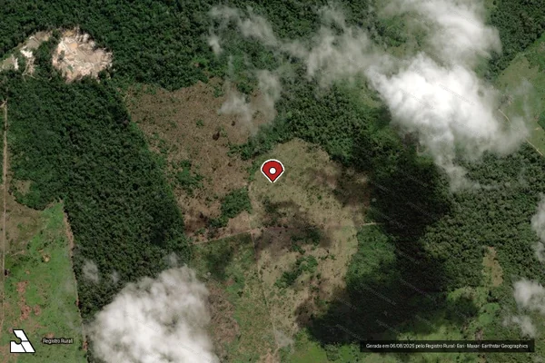 Imagem de satélite — Embargo Ambiental - Marabá/PA