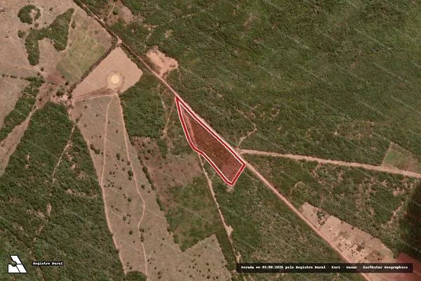 Imagem de satélite — Embargo Ambiental — Araripe/CE