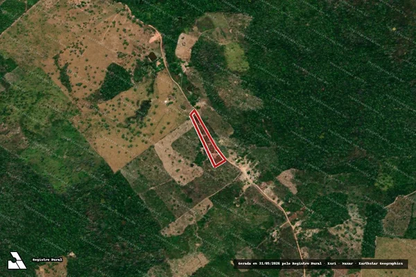 Imagem de satélite — Embargo IBAMA — Infração da Flora — Buritirana/MA