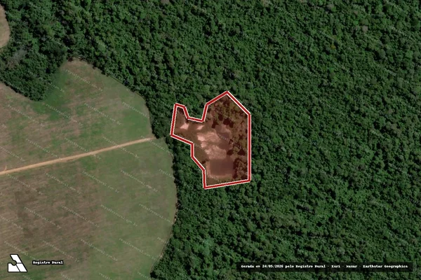 Imagem de satélite de Infração Ambiental em Altamira - PA
