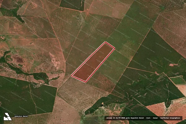 Imagem de satélite de Infração da Flora em Barra do Garças - MT