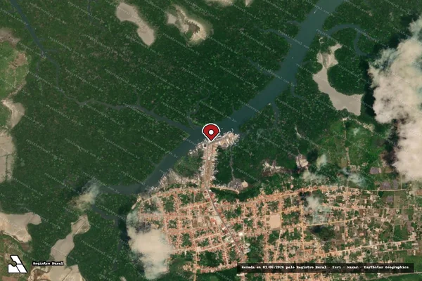 Imagem de satélite — Embargo IBAMA — Infração Ambiental — Cururupu/MA