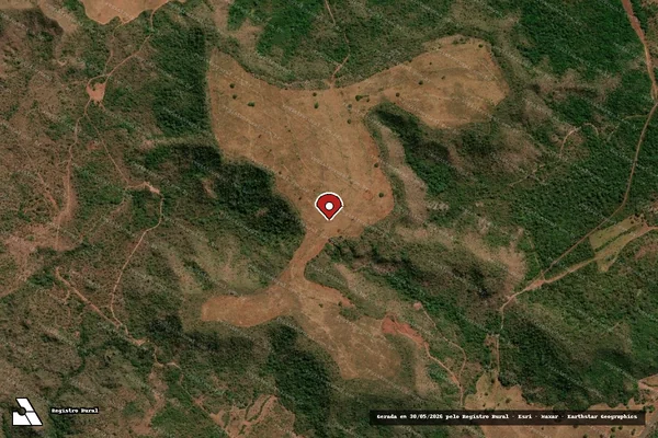 Imagem de satélite — Embargo IBAMA — Infração Ambiental — Riachão/MA