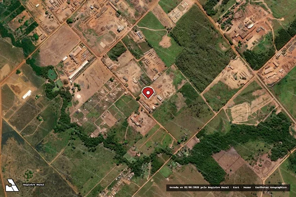 Imagem de satélite — Embargo IBAMA — Infração Ambiental - Aripuanã/MT