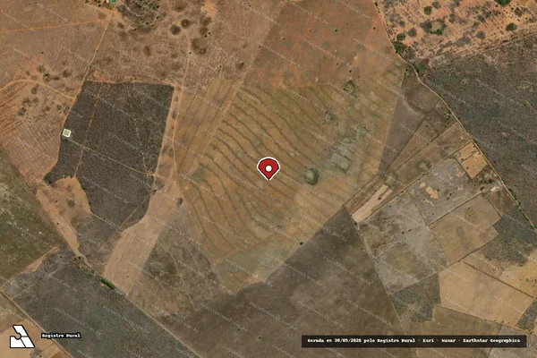 Imagem de satélite — Embargo IBAMA — Infração da Flora — América Dourada/BA