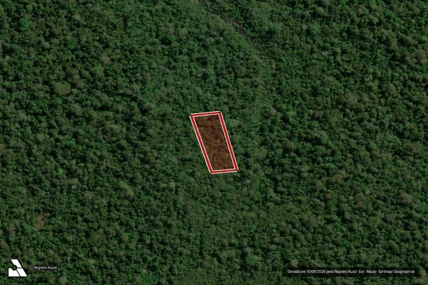 Imagem de satélite de Infração Ambiental em Candeias do Jamari - RO