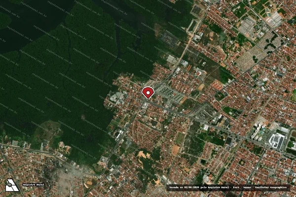 Imagem de satélite — Embargo Ambiental — Natal/RN