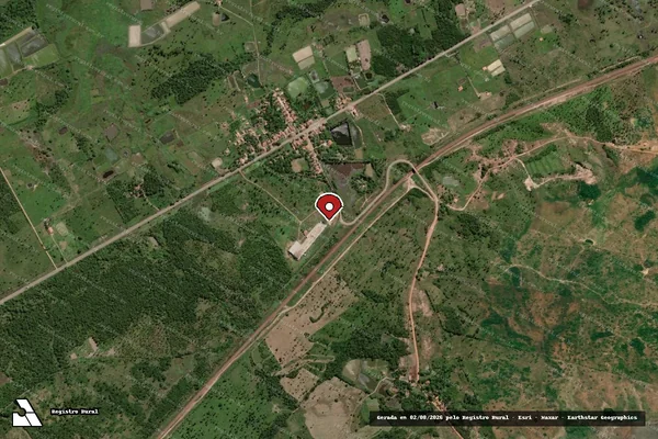 Imagem de satélite — Embargo IBAMA — Infração Ambiental — Vitória do Mearim/MA