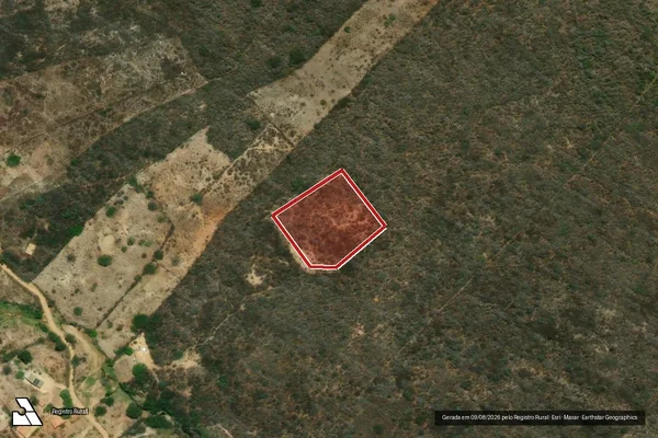 Imagem de satélite de Desmatamento em Vitória da Conquista - BA