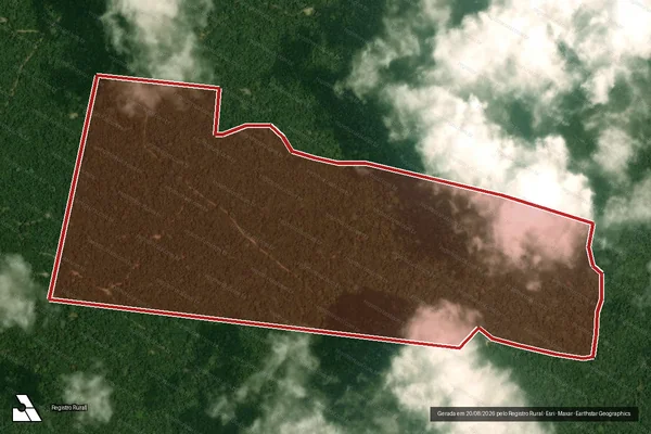 Imagem de satélite de Infração da Flora em Portel - PA