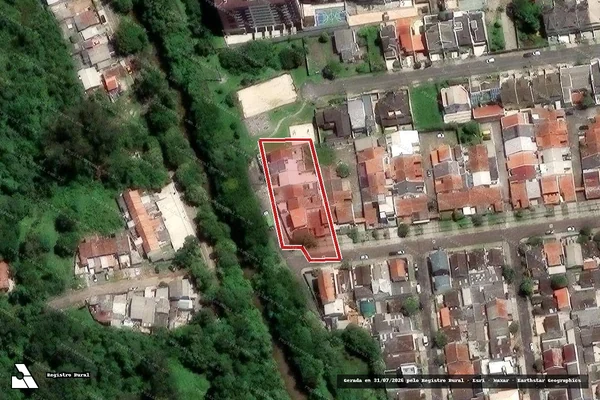 Imagem de satélite — Embargo IBAMA — Infração Ambiental - Curitiba/PR