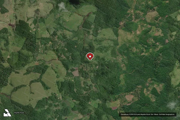 Imagem de satélite — Embargo IBAMA — Infração Ambiental - Ilhéus/BA