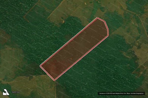 Imagem de satélite de Infração da Flora em Apuí - AM