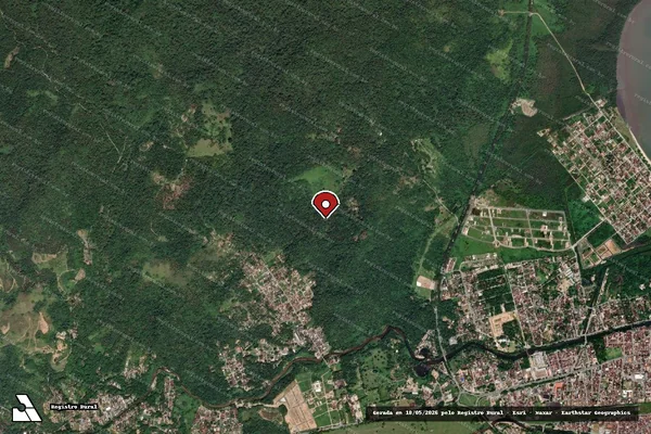 Imagem de satélite — Embargo IBAMA — Infração da Flora — Paraty/RJ