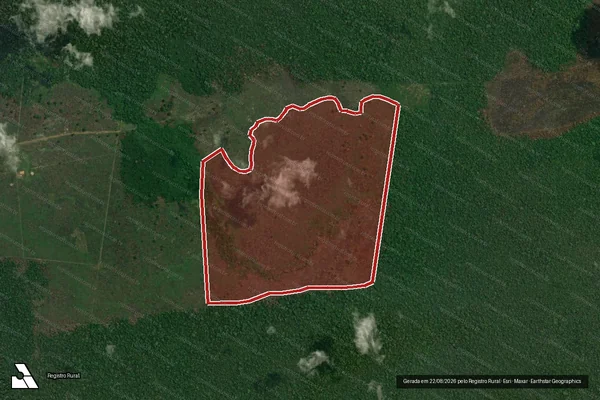 Imagem de satélite de Infração Ambiental em Humaitá - AM