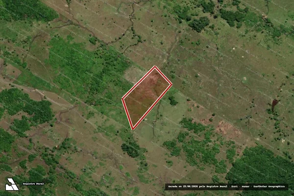 Imagem de satélite de Infração Ambiental em São Luiz - RR