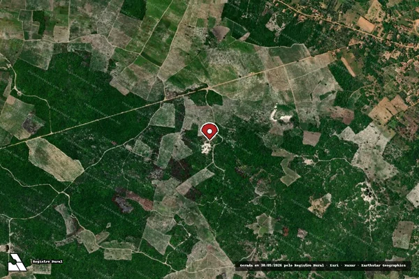 Imagem de satélite — Embargo IBAMA — Infração de Licenciamento(Não Classificada-Móvel) - Baía da Traição/PB