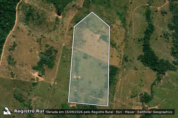 Imagem de satélite de Infração da Flora em Acrelândia - AC