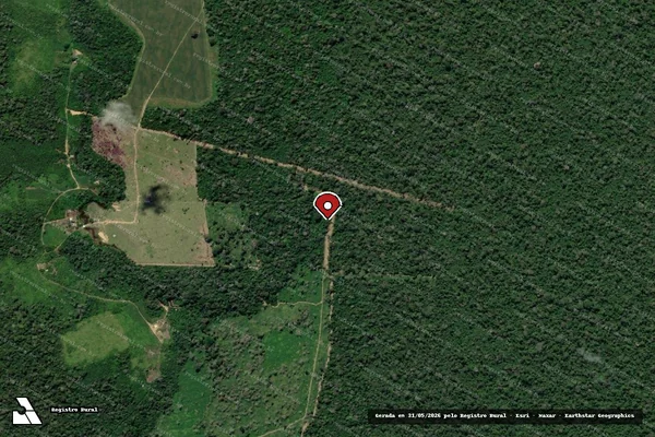Imagem de satélite — Embargo IBAMA — Infração da Flora - Mojuí dos Campos/PA
