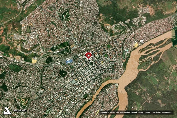 Imagem de satélite de Infração da Fauna em Governador Valadares - MG (marcador da localização)
