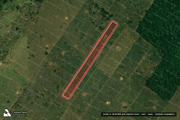 Imagem de satélite de Infração Ambiental em Porto Velho - RO