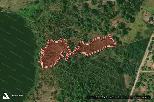 Imagem de satélite de Infração Ambiental em Caucaia - CE