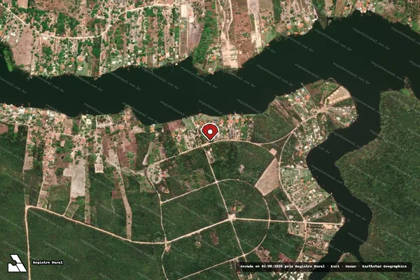 Imagem de satélite — Embargo IBAMA — Infração da Flora — Beberibe/CE