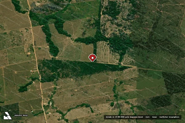 Imagem de satélite — Embargo IBAMA — Infração da Flora — Nova Mamoré/RO