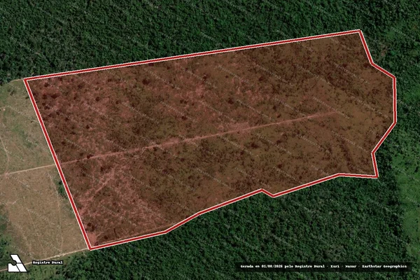 Imagem de satélite de Infração Ambiental em Altamira - PA