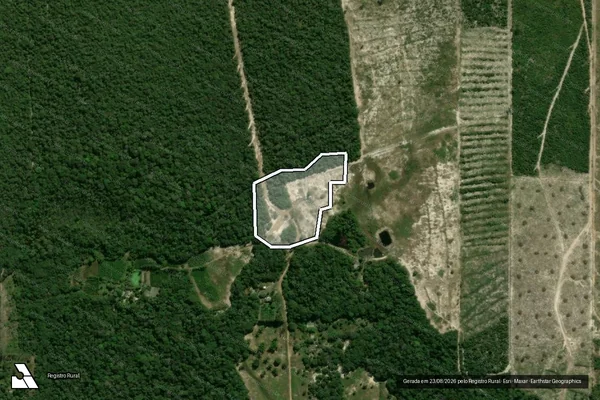 Imagem de satélite de Infração Ambiental em Vilhena - RO