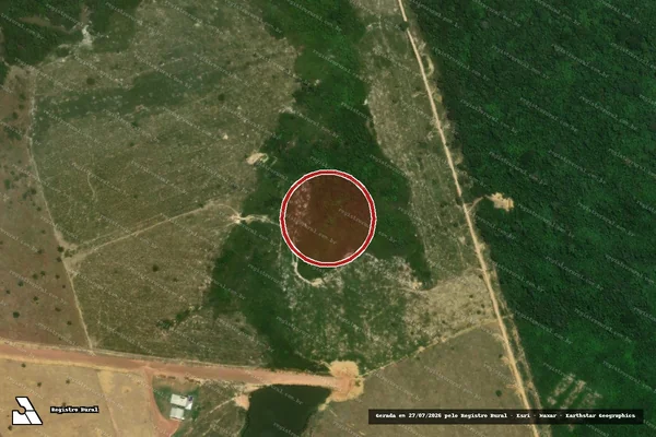 Imagem de satélite de Infração Ambiental em Novo Progresso - PA