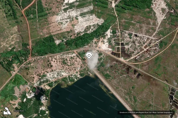 Imagem de satélite — Embargo IBAMA — Infração de Licenciamento(Não Classificada-Móvel) — Breu Branco/PA