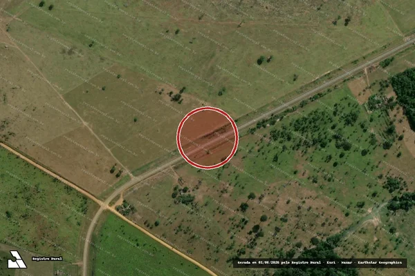 Imagem de satélite de Infração Ambiental em Costa Marques - RO