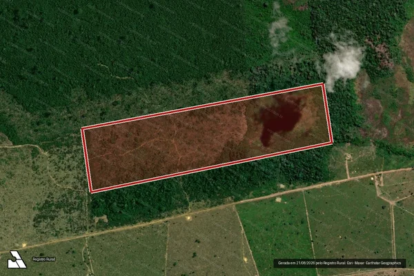 Imagem de satélite de Infração Ambiental em Apuí - AM