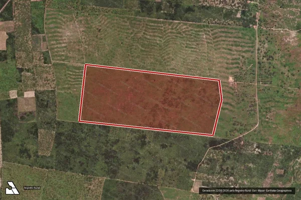 Imagem de satélite — Embargo IBAMA — Infração da Flora — Itarema/CE