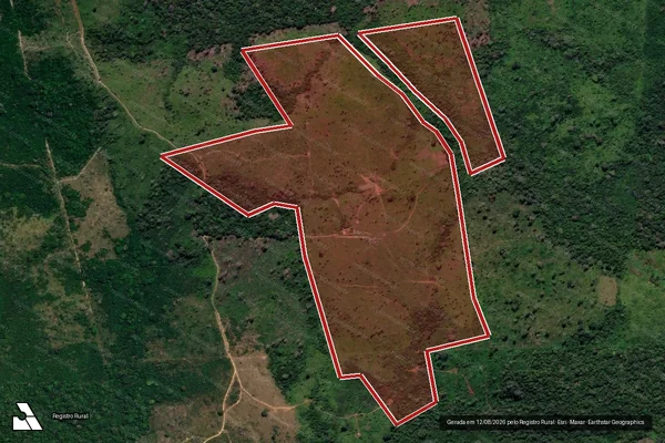 Imagem de satélite de Infração Ambiental em Itaituba - PA