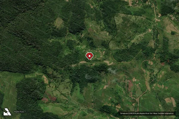Imagem de satélite — Embargo IBAMA — Infração da Flora — Catende/PE