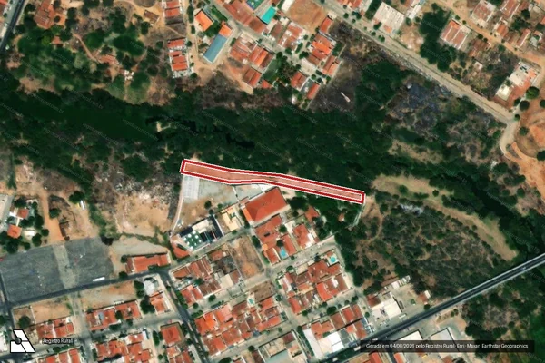 Imagem de satélite — Embargo IBAMA — Infração referente a Qualidade Ambiental — Patos/PB