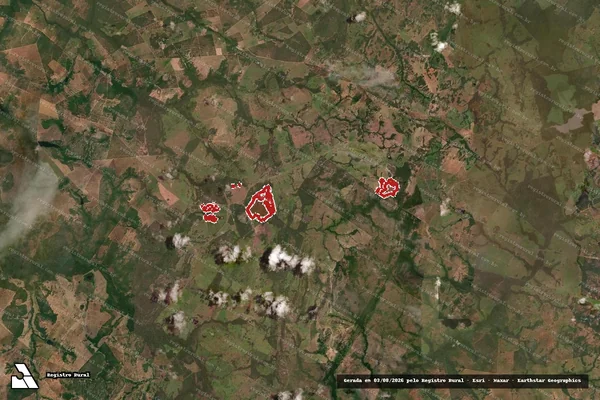 Imagem de satélite de Infração da Flora em Talismã - TO