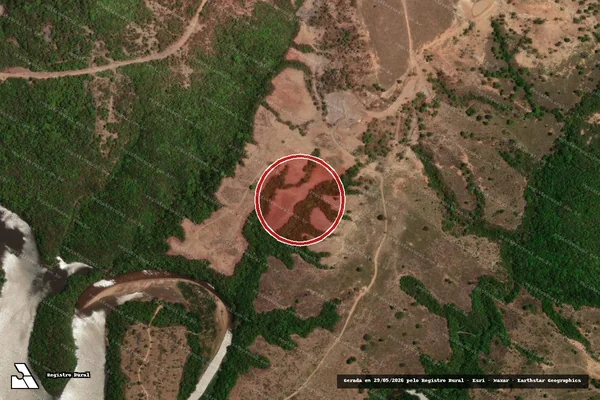Imagem de satélite de Desmatamento em Sítio D'Abadia - GO