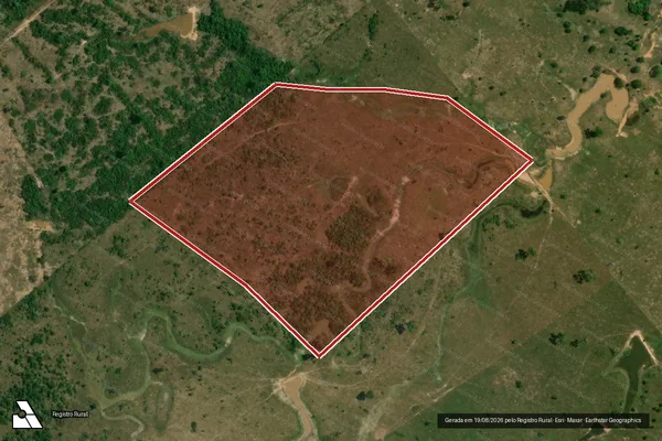 Imagem de satélite de Infração Ambiental em Plácido de Castro - AC