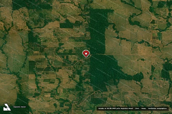 Imagem de satélite — Embargo IBAMA — Desmatamento - Alta Floresta D'Oeste/RO