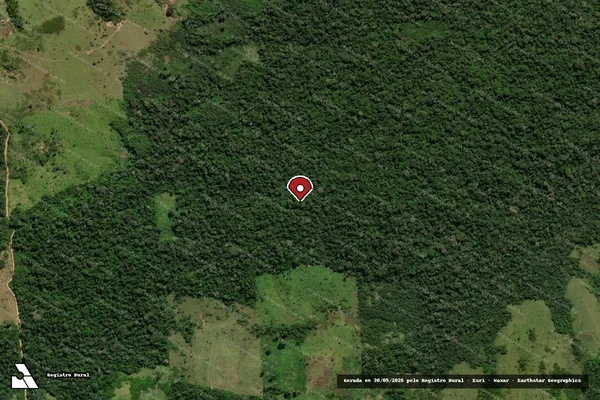 Imagem de satélite — Embargo IBAMA — Infração da Flora - Brasiléia/AC