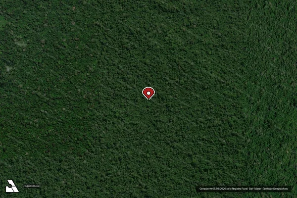 Imagem de satélite — Embargo IBAMA — Infração da Flora - Uruará/PA